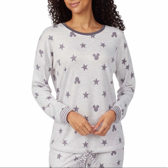 Disney Mickey Lounge Pjs Set, 2-Piece, Grey - Picture 5 of 16